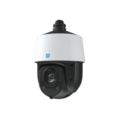PTZ IP 8 MP (4K) / 25X Zoom / 500ft IR / IP66 / IK10 / Fast Focus / PoE+ / WDR 120 dB / Input and Output Audio and Alarm / Smart Tracking