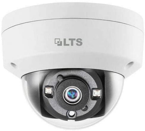 LTS 8MP 4K Matrix IR Vandal Dome 4-in-1 Camera: HD-TVI/CVI/AHD/CVBS, 3.6mm, 30m