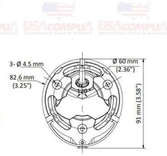 Replacement for Compatible with Hikvision 5MP Dome DS-2CE56H0T-ITMF