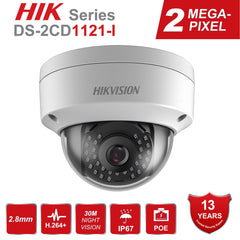 Hikvision 2MP PoE IP Camera DS-2CD1121-I & DS-2CD1123G0-I 1080P Security Dome Video Surveillance Camera Ru Stocks